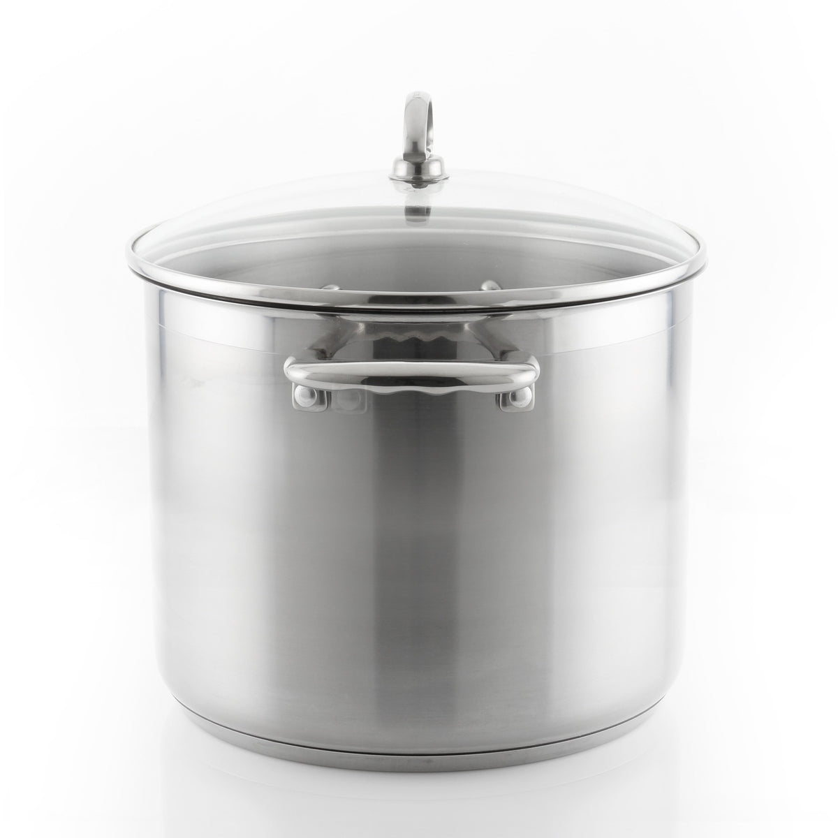 Browne 5723912 12 qt Stainless Steel Stock Pot - Induction Ready