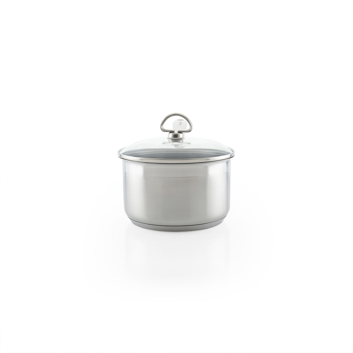 Chantal Induction 21 Steel 2.5 qt. Stainless Steel Pour-Spout Sauce Pan in  Brushed Stainless Steel with Strainer Glass Lid SLIN35-P18 - The Home Depot