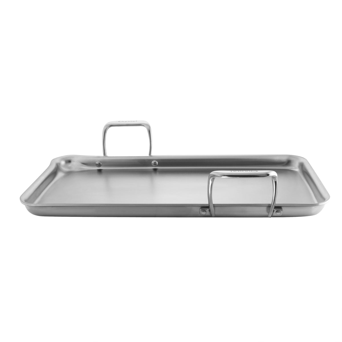  Chantal Stainless Steel Griddle, 19 x 9.5 (Ceramic Non  Stick): Home & Kitchen