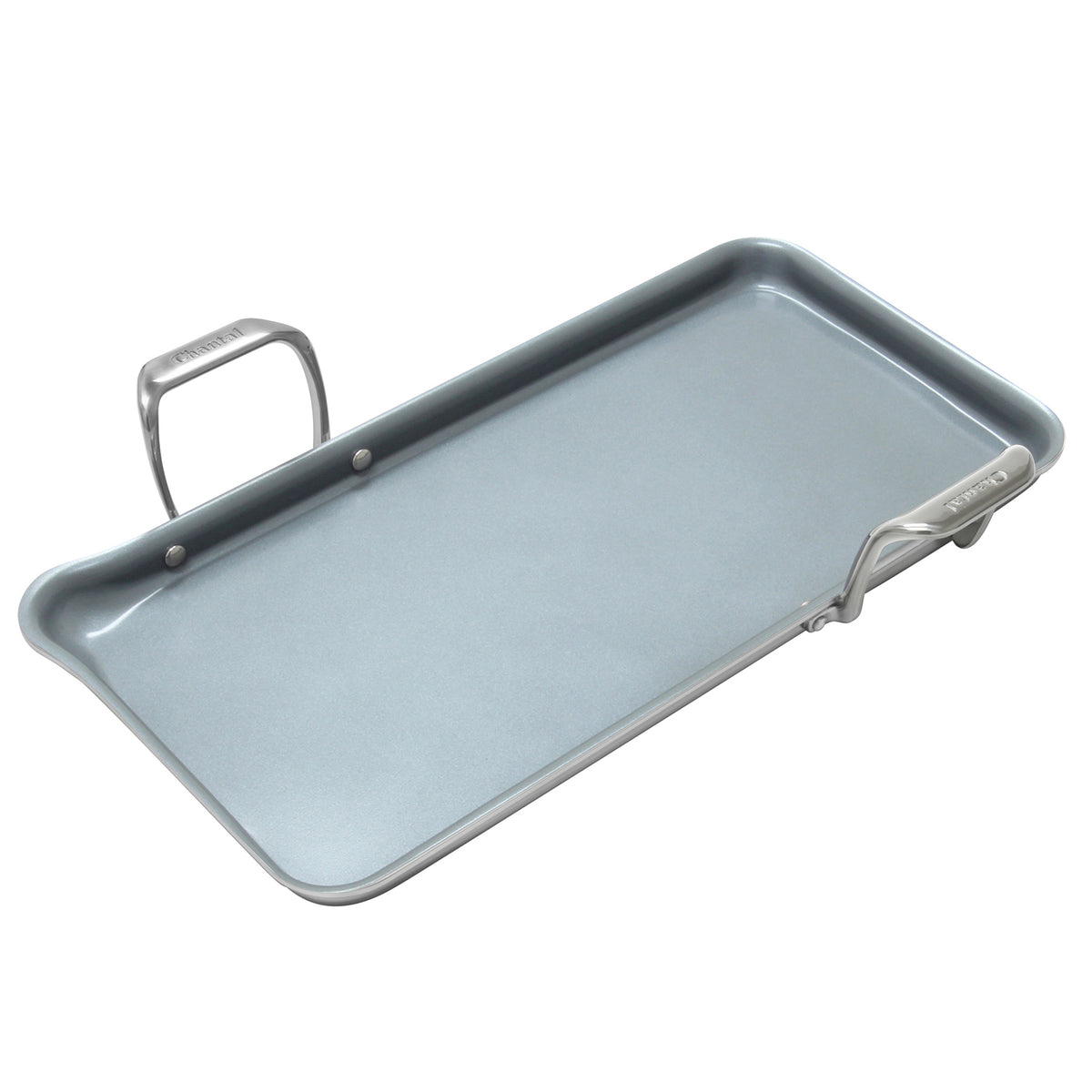 Induction 21 Steel Heavy-Gauge Tri-ply Griddle with Nonstick