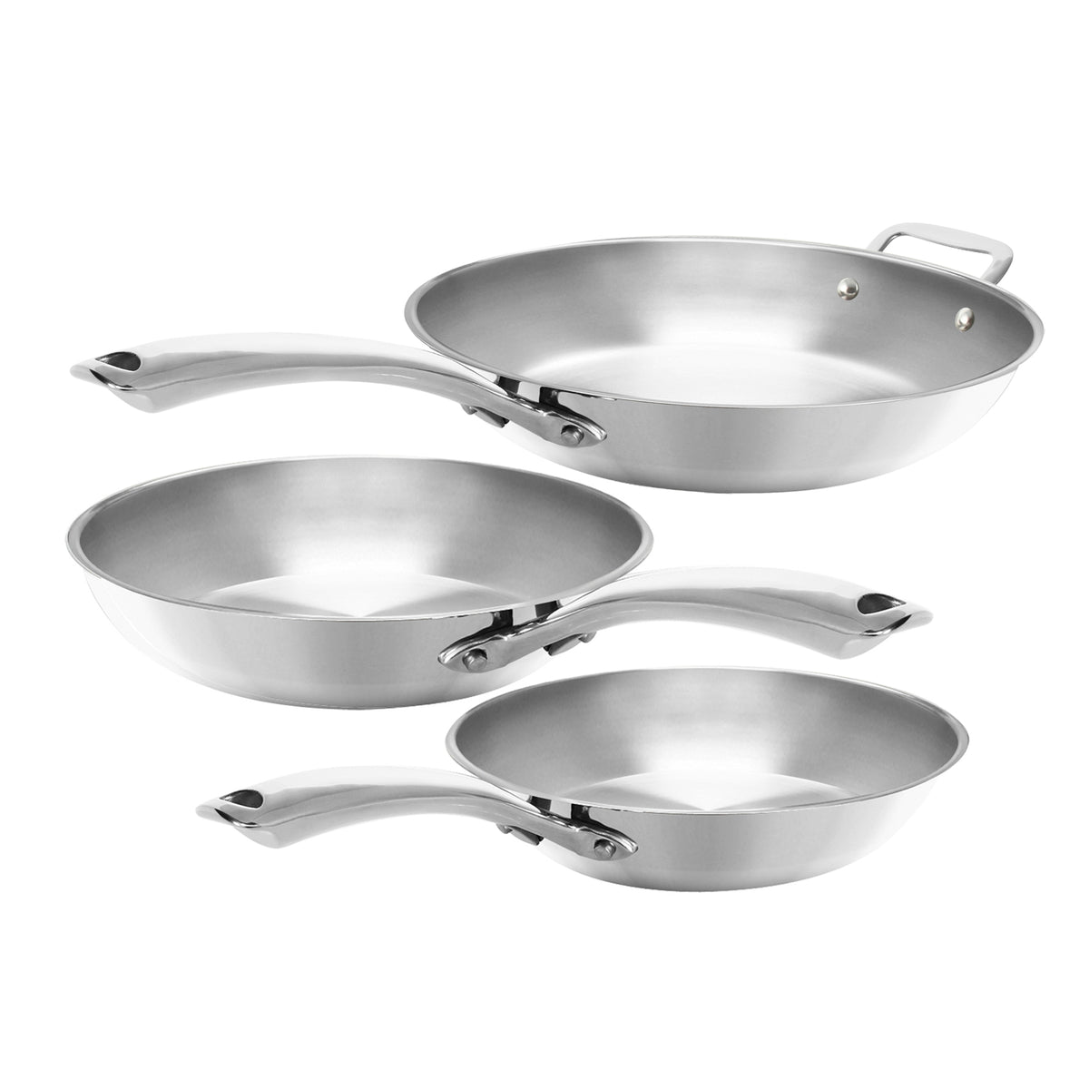 Chantal 8 piece 3.Clad Cookware Set