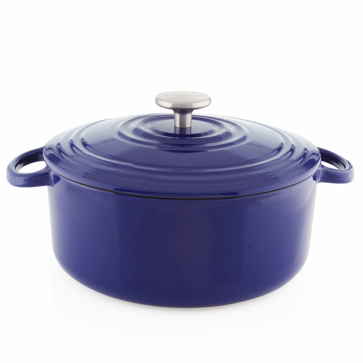 Cast Iron Dutch Oven Pot With Lid, 3-Quart, Purple