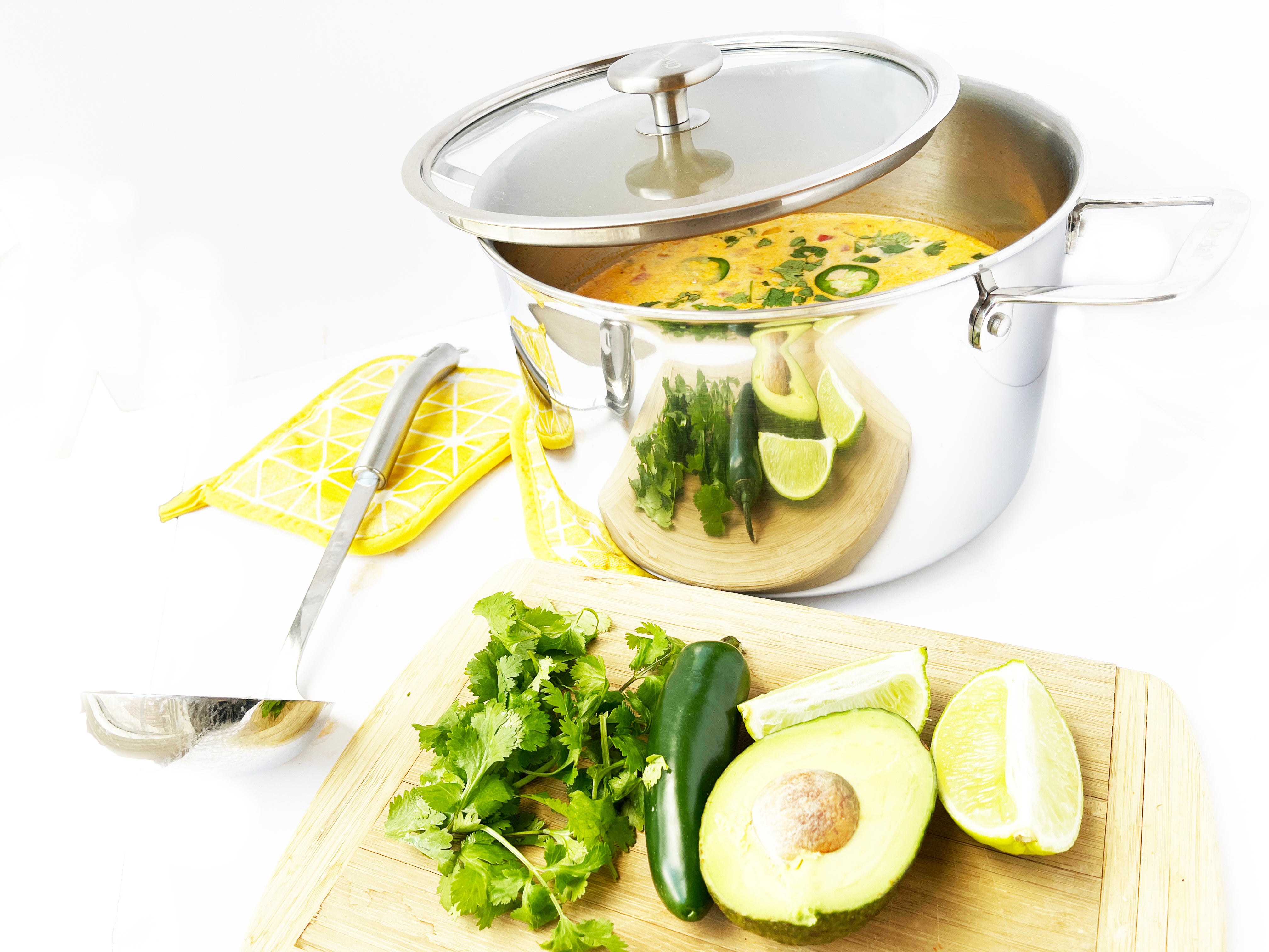 Easy Creamy Chicken Tortilla Soup