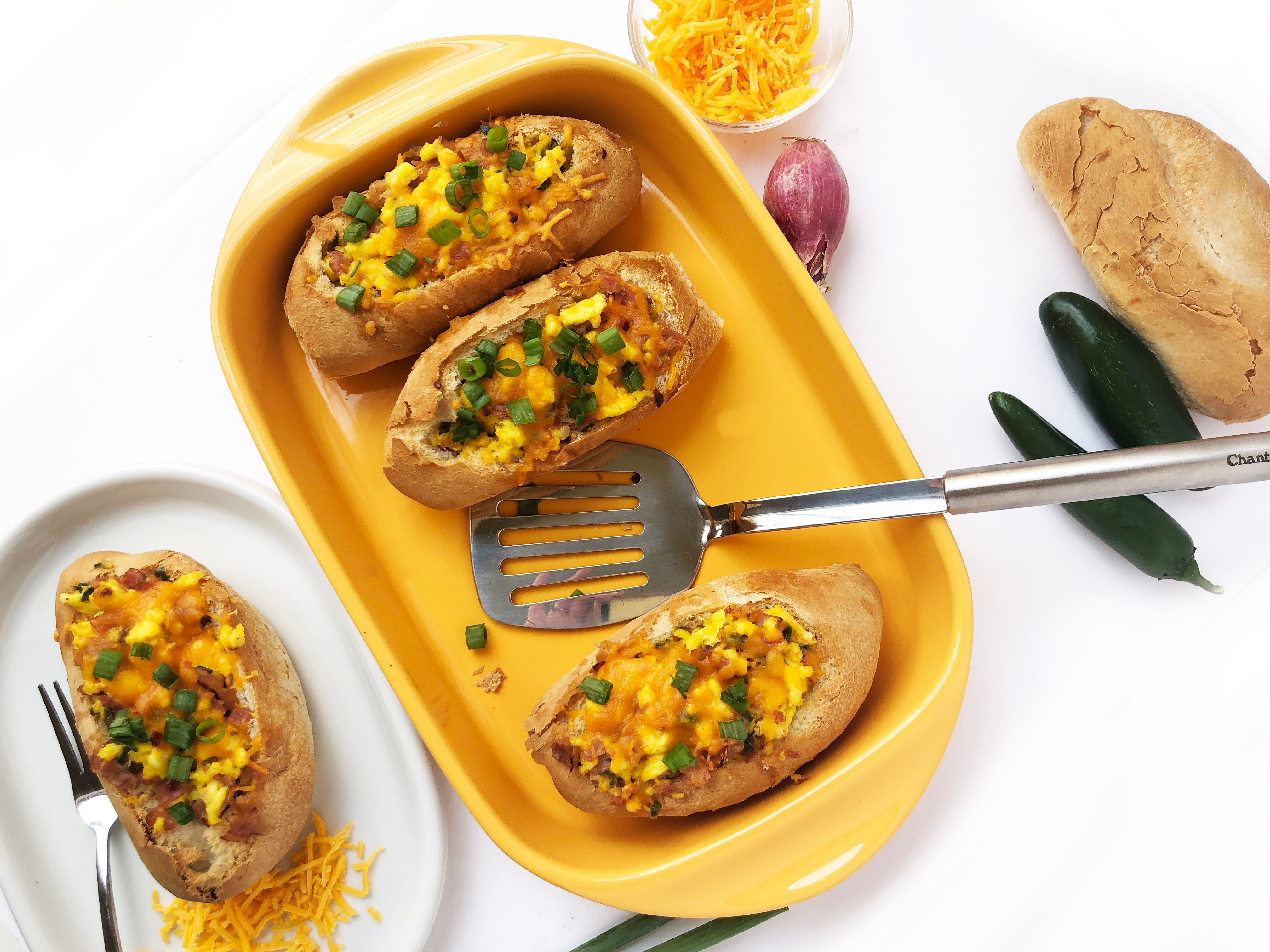 Tasty Breakfast Egg Boats