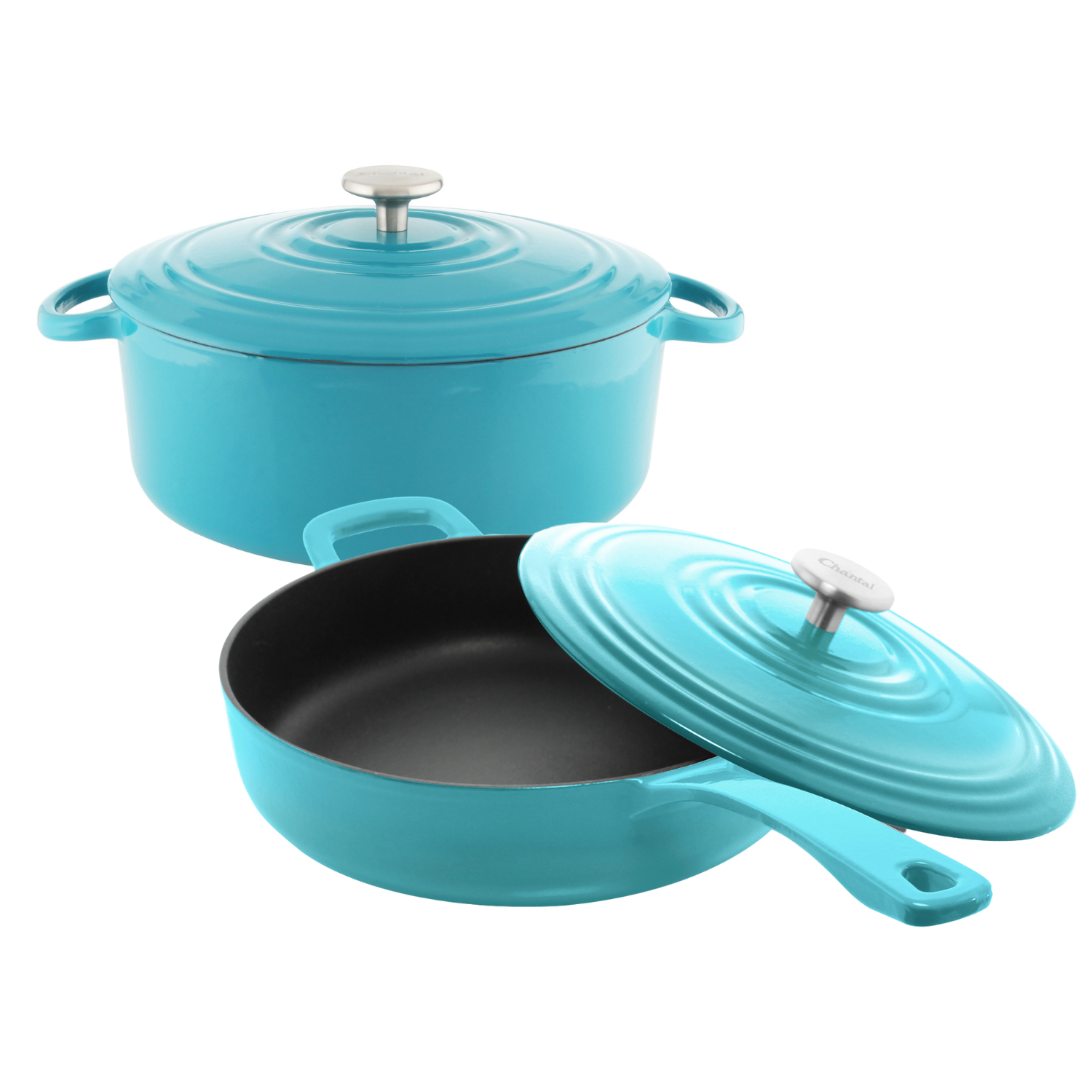 Cast Iron 3 Piece Skillet and Dutch Oven Set - Thumbnail 4