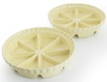 Plato para pastel individual clásico (juego de 4 de 5 pulgadas) 