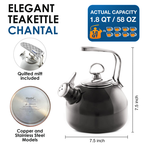 Chantal Classic Copper Tea Kettle + Reviews