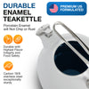 Enamel-on-Steel Classic Teakettle (1.8 Qt.)