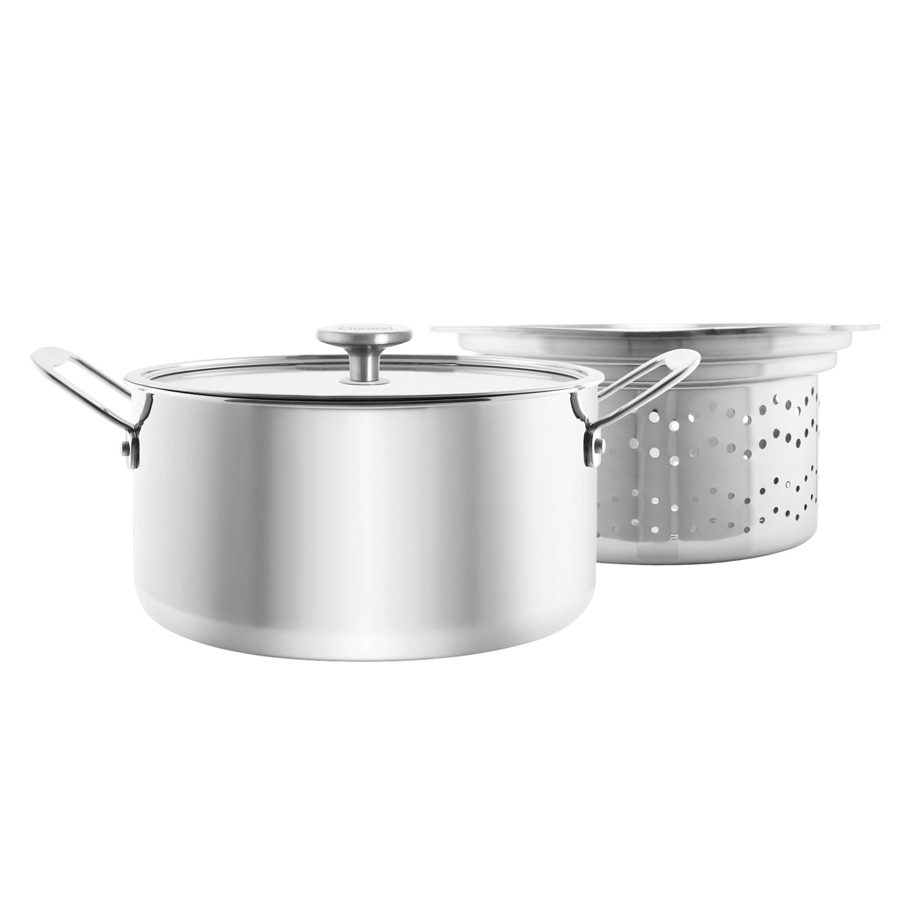 Versatile 15-Qt. Stockpot with Steaming Rack