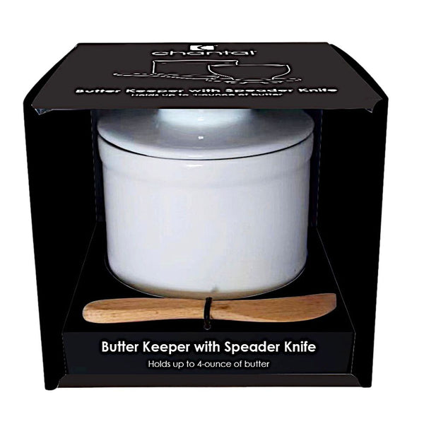 4 OZ Butter Keeper With Knife