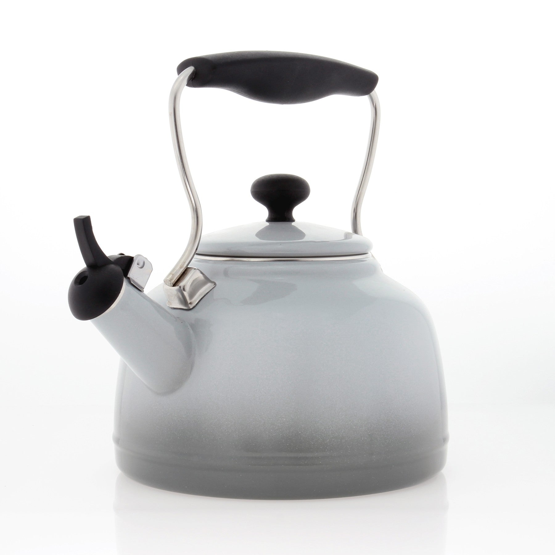 Tetera Lake esmaltada sobre acero (1,7 cuartos), gris niebla - Thumbnail 3