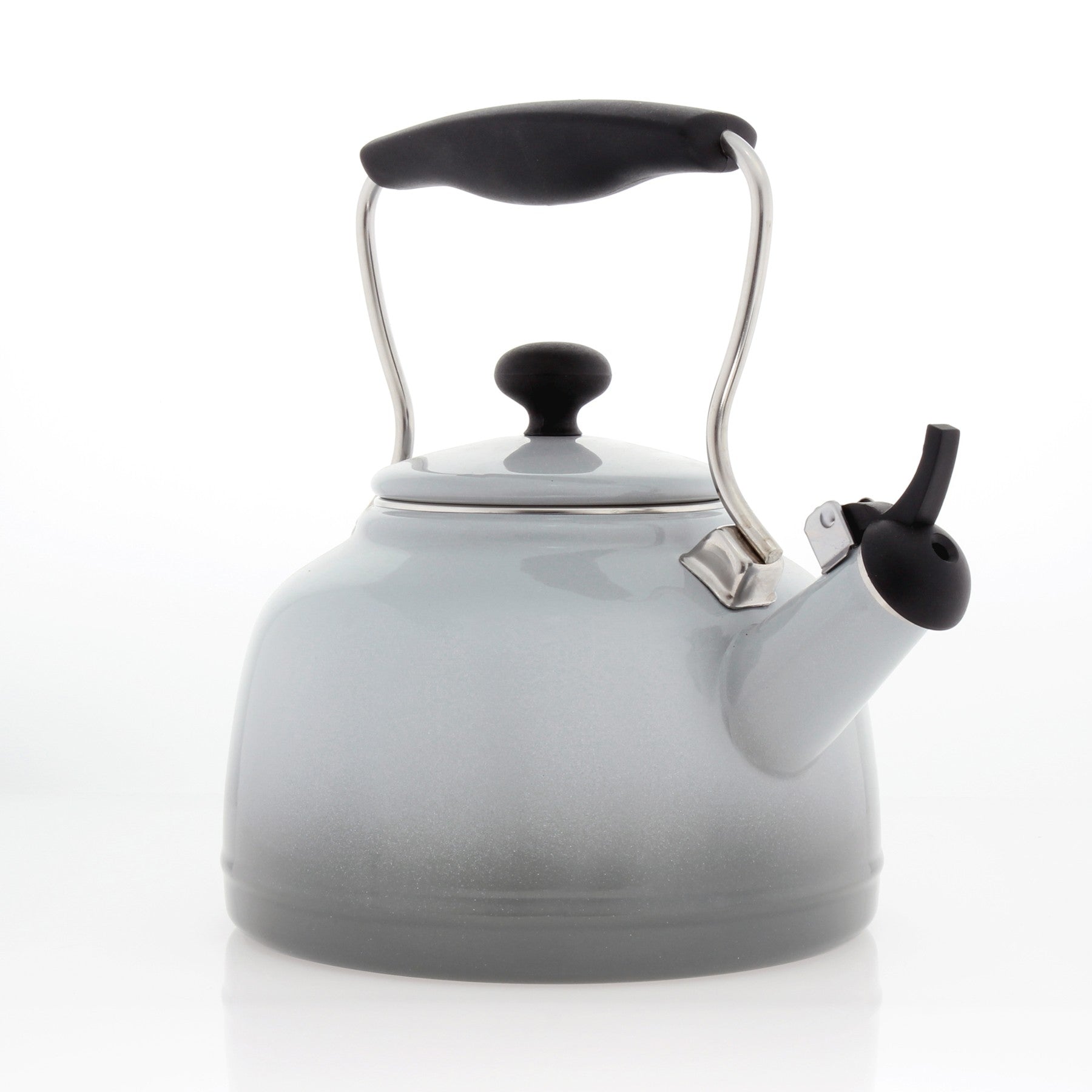 Tetera Lake esmaltada sobre acero (1,7 cuartos), gris niebla - Thumbnail 2