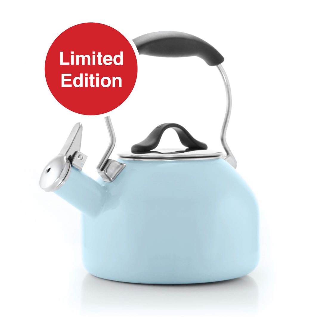 light blue 1.8 quart limited edition oolong teakettle collection