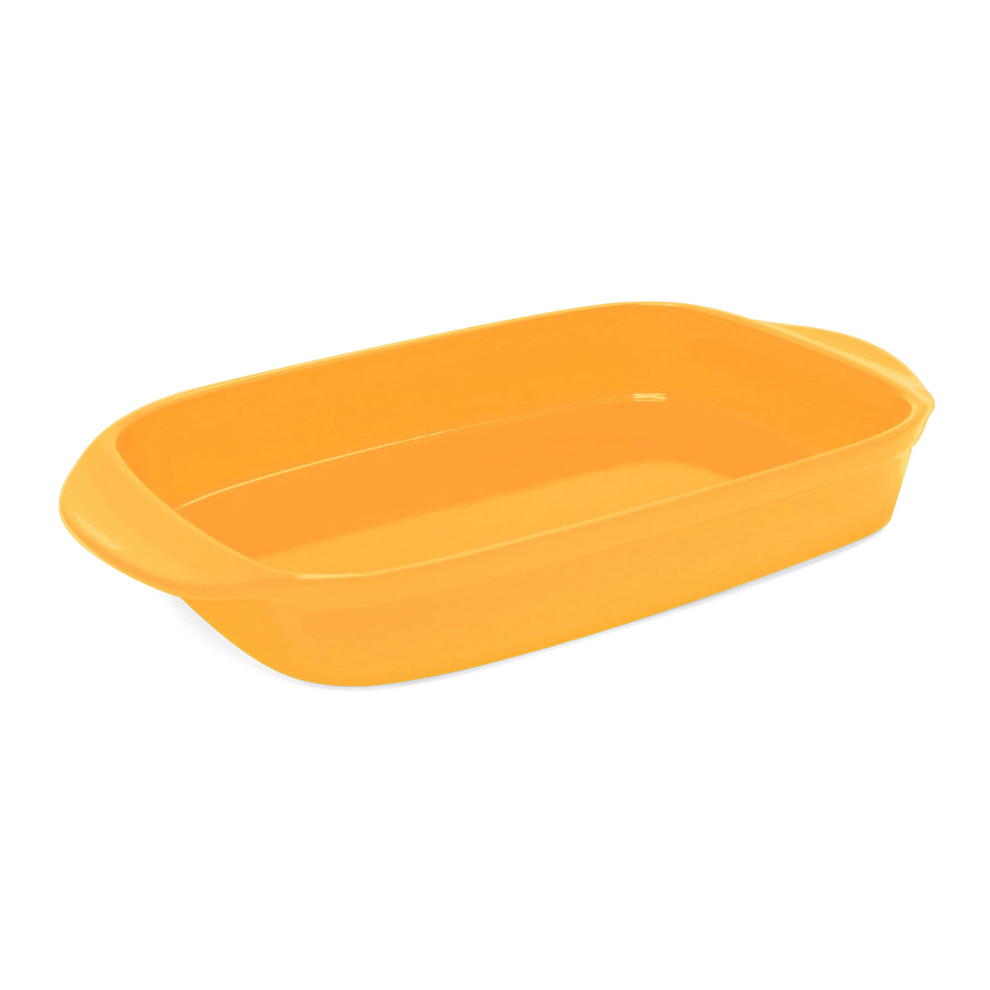 classic rectangular baker in marigold