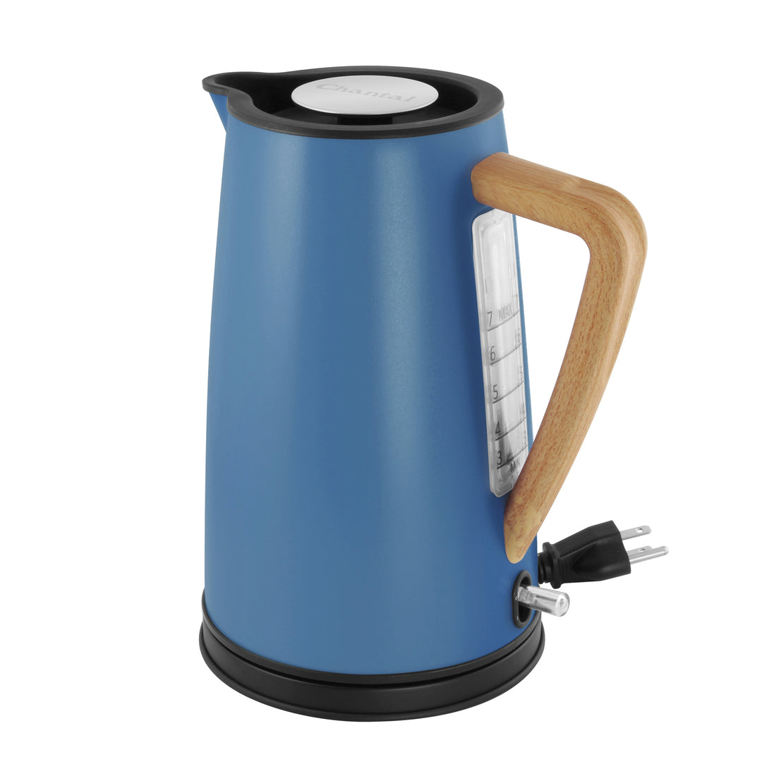 oslo electric water kettle collection blue cove color