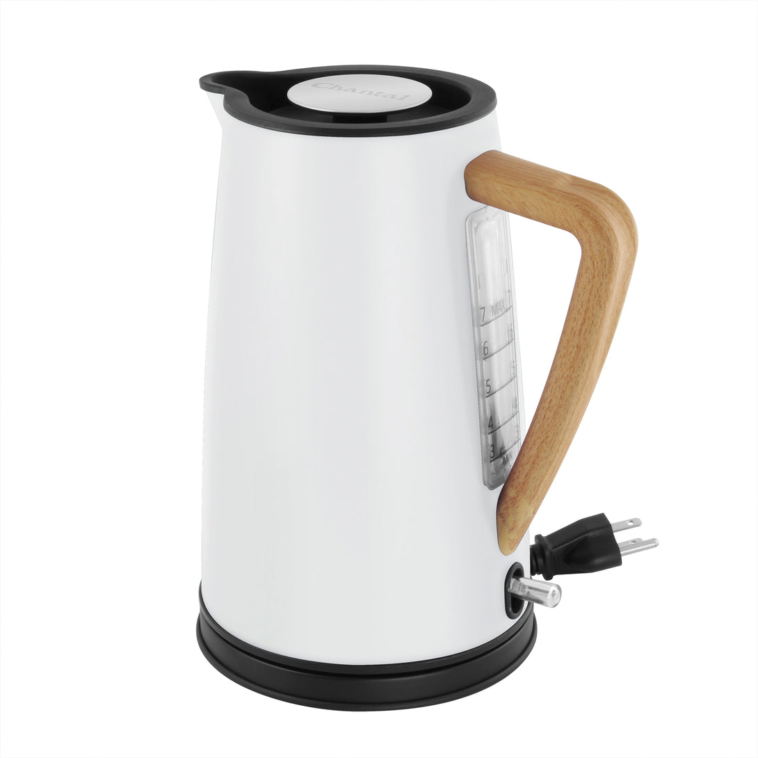 oslo electric water kettle collection white color