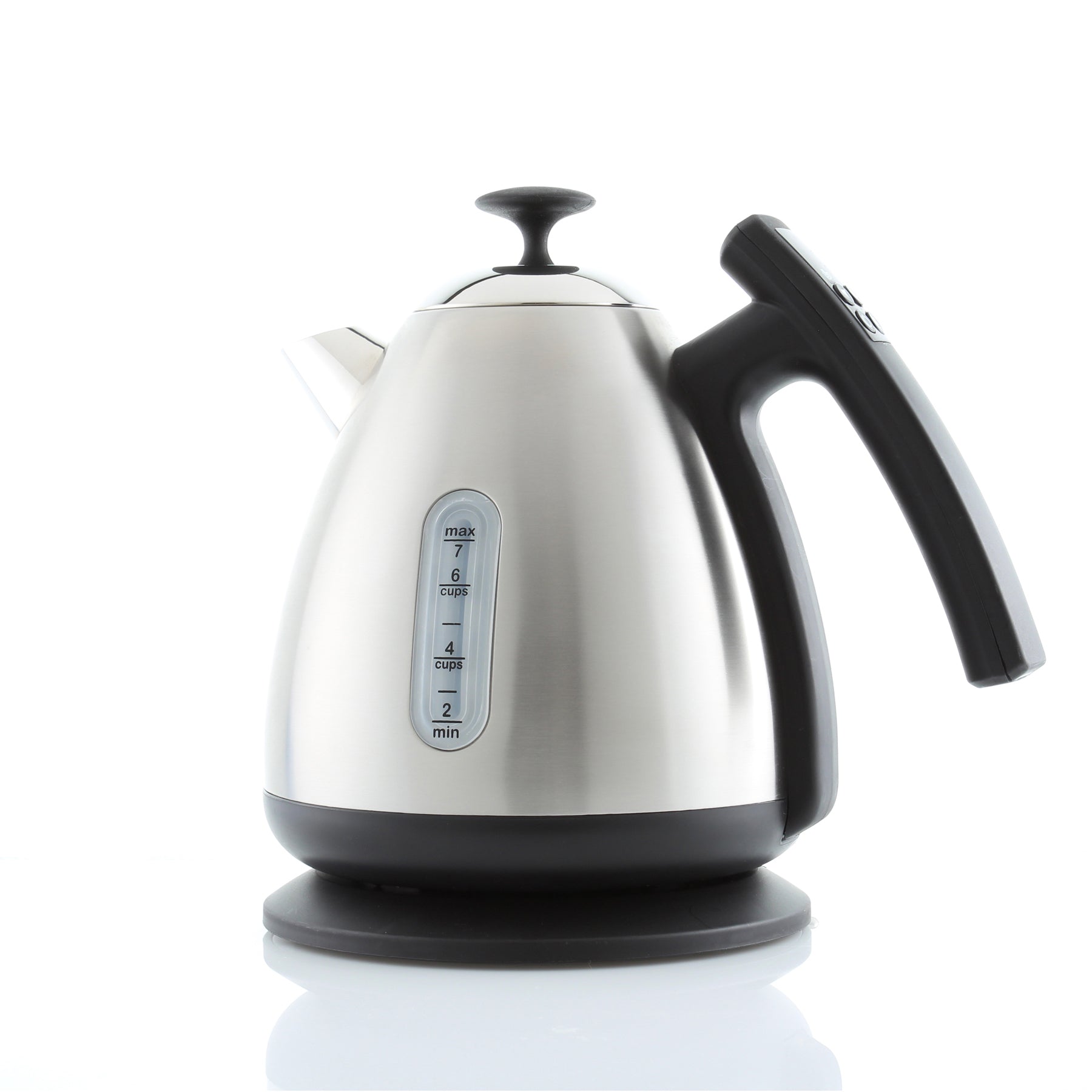 Vincent Ekettle - Hervidor de agua eléctrico de acero inoxidable cepillado (1,8 qt.) - Thumbnail 4