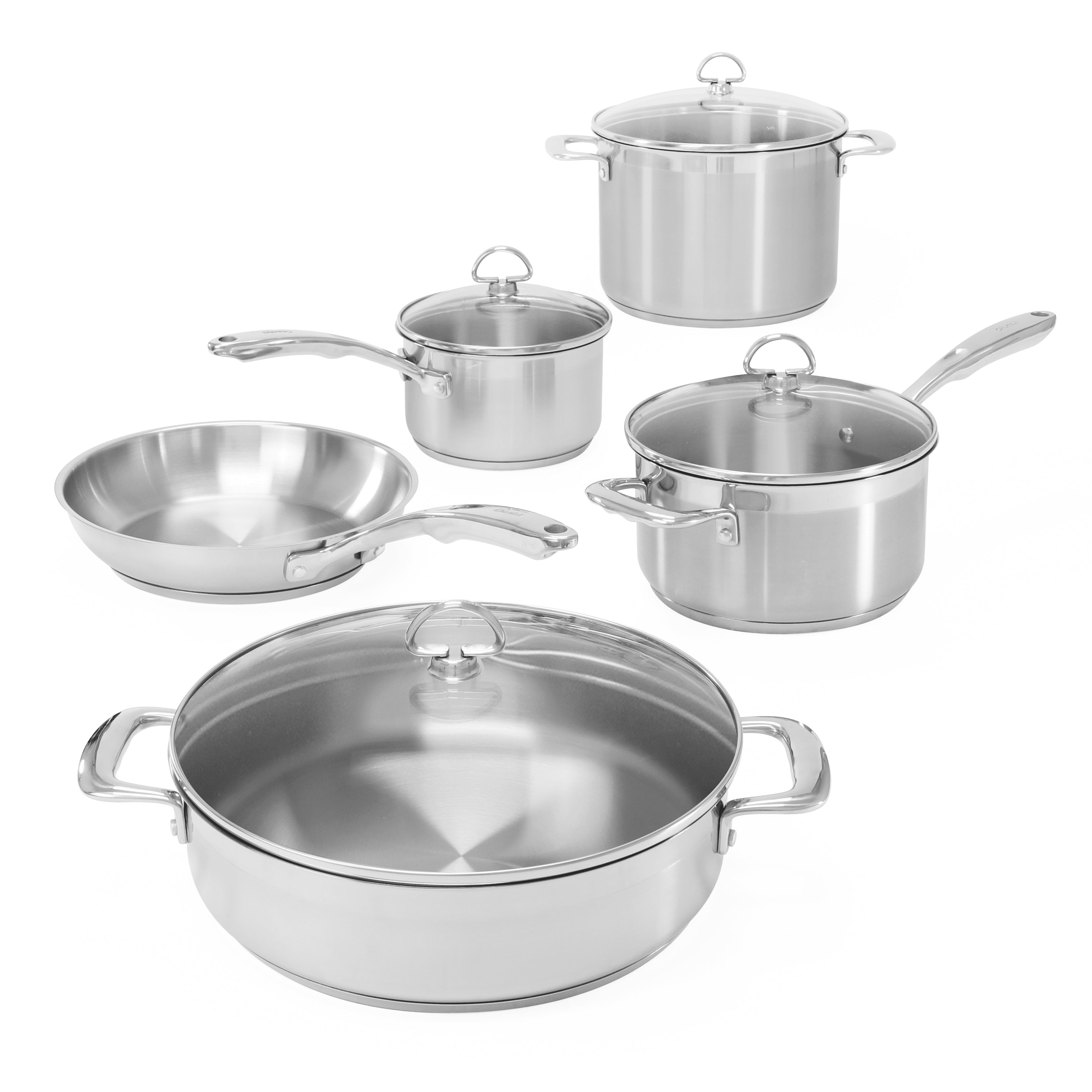 Induction 21 Steel Cookware Set (9 Pc.)