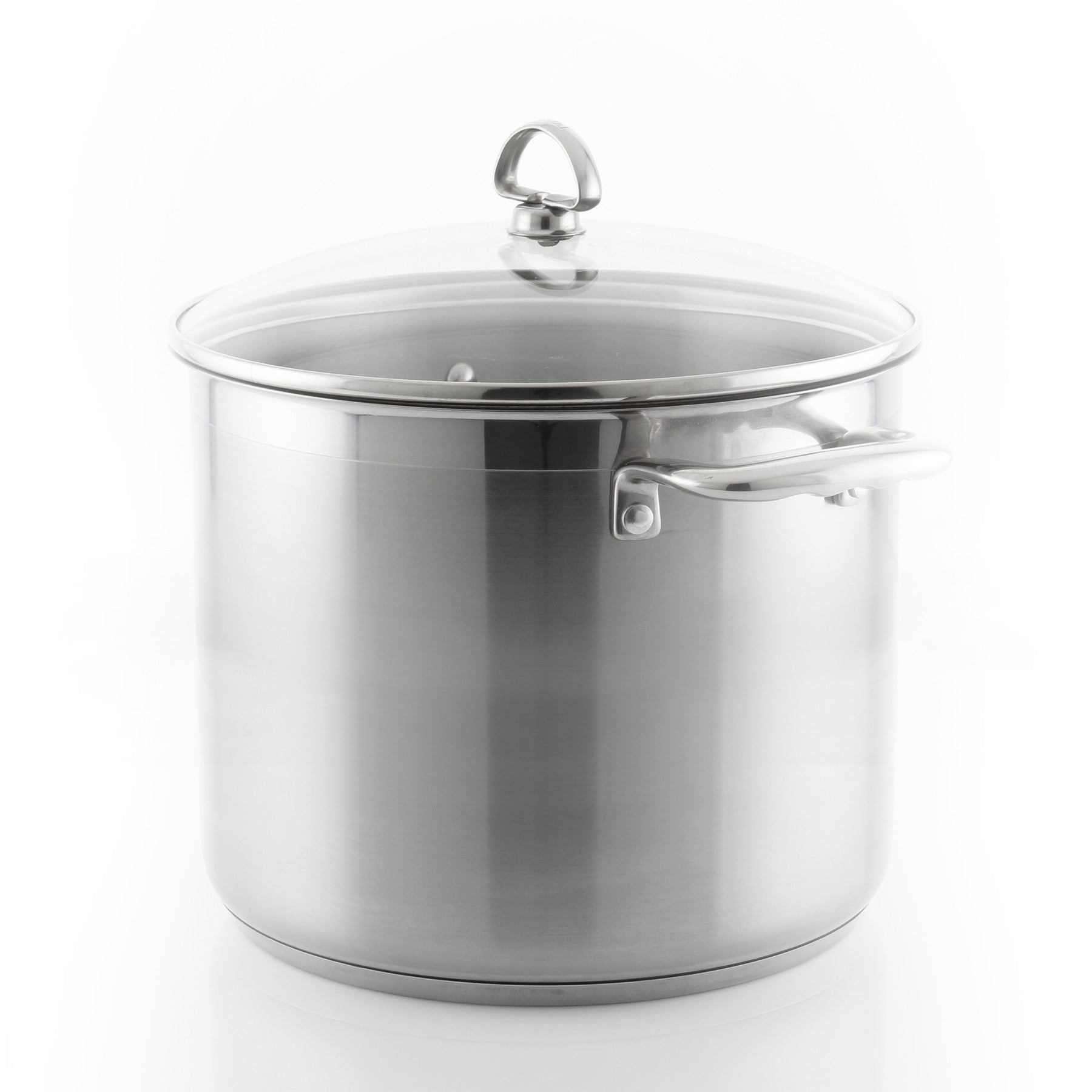Induction 21 Steel Stockpot with Lid (12 Qt.) - Thumbnail 2