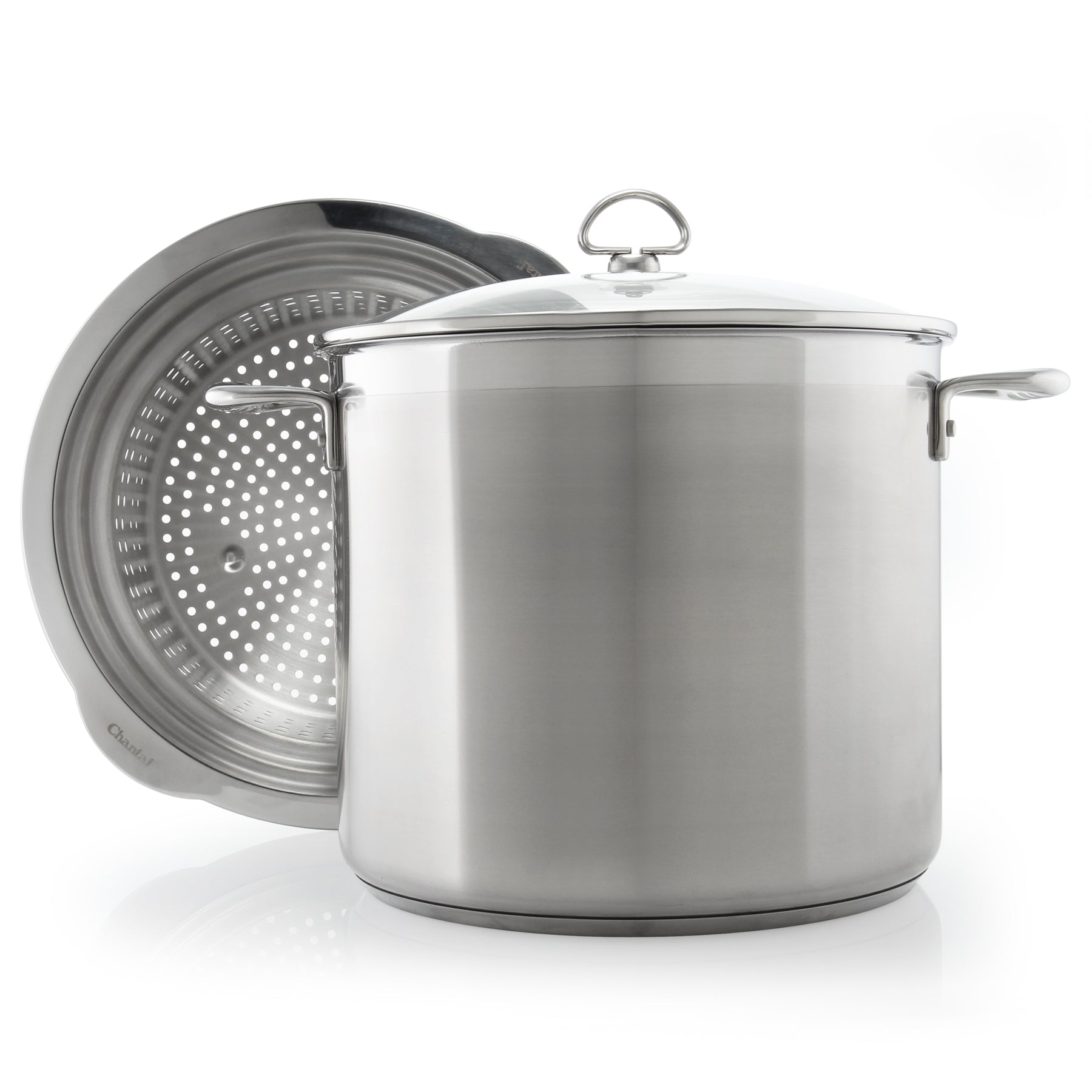 ExcelSteel 12 Qt. Stainless Steel Multi-Cooker Pasta Pot with Lid
