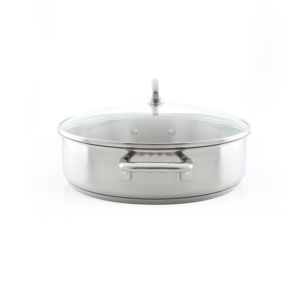 Induction 21 Steel Sauteuse with Lid (5 Qt.)
