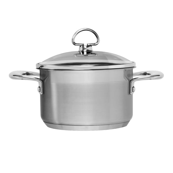 Spinning image of 2 qt induction 21 stainless steel soup pot