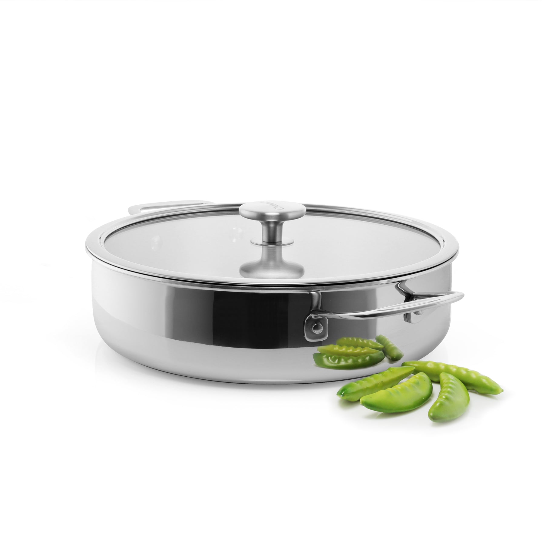 3.Clad Sauteuse Tri-ply Polished (5 Qt.)