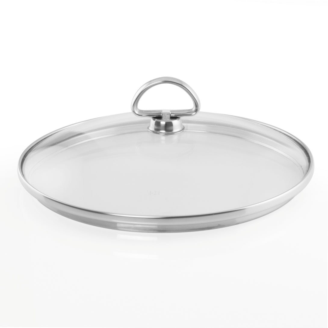 replacement glass lid for 3.5 Qt and 8 in frypan Induction 21 stainless steel