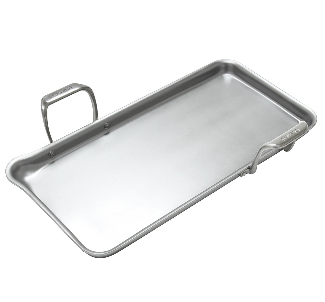 Induction 21 Steel Heavy-Gauge Tri-ply Griddle (19 x In